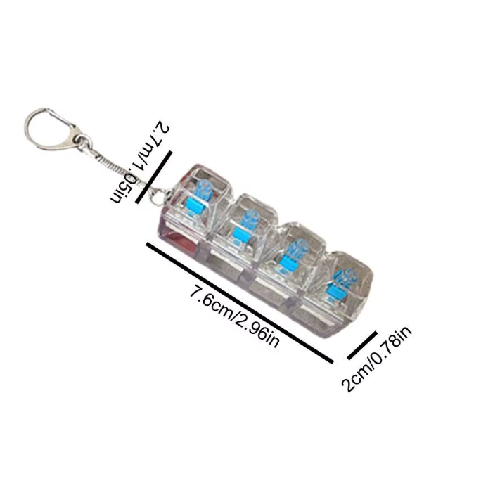 LED Keyboard Keychain